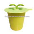 RC-Y027 Großhandel biologisch abbaubare Tassen eco Drink Cups mit Silikon-Deckel